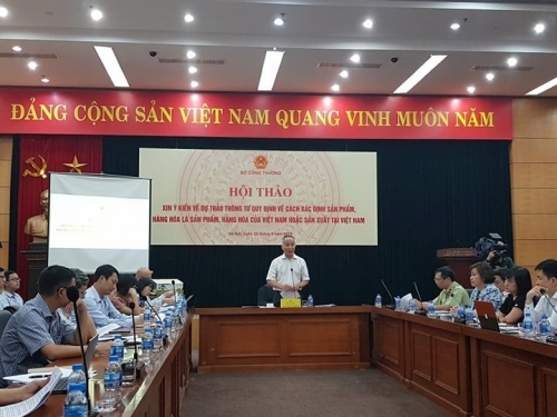 bo cong thuong tham van ve du thao thong tu xac dinh hang hoa made in vietnam