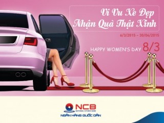 Quà tặng tháng 3 tri ân khách hàng nữ từ NCB