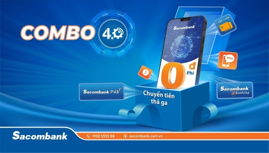 Chuyển tiền thả ga với Combo 4.0 của Sacombank