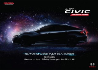 Honda Civic VTEC Turbo sẽ có mặt tại VMS 2016