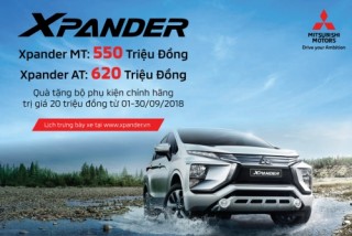 Mitsubishi Xpander bản tự động giá chỉ còn 620 triệu đồng