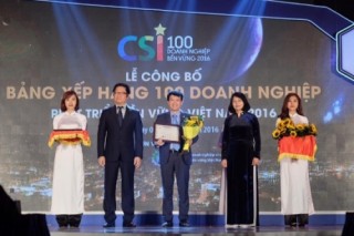 Bảo Việt đạt Top 10 DN bền vững xuất sắc 2016