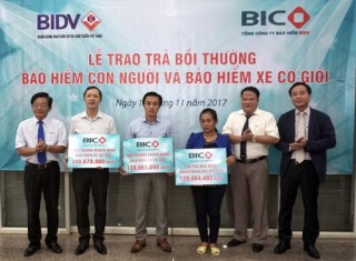 BIC chi trả bồi thường hơn 1 tỷ đồng cho khách hàng tại Gia Lai và Kon Tum
