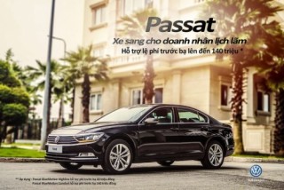 Nhận ngay ưu đãi lên đến 140 triệu đồng khi mua Volkswagen Passat