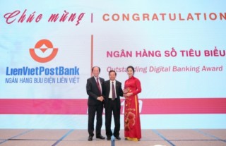 LienVietPostBank được vinh danh giải thưởng ngân hàng số tiêu biểu 2019