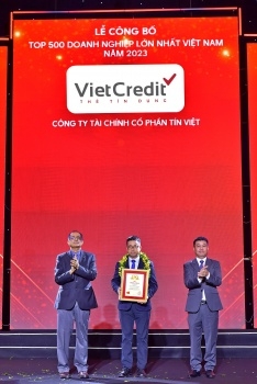 VietCredit 3 năm liên tiếp trong Top 500 Doanh nghiệp lớn nhất Việt Nam