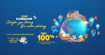 Eximbank tung chương trình ưu đãi chuyển tiền lớn nhất cho khách hàng cá nhân