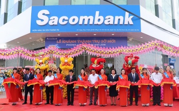 Sacombank đưa trụ sở phòng giao dịch Cam Lâm vào hoạt động