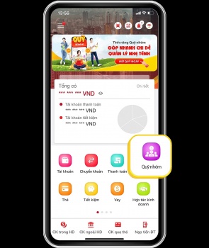 Thu chi minh bạch với tính năng Quỹ nhóm trên App HDBank