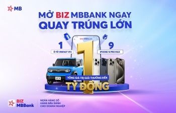 Cơ hội vàng cho doanh nghiệp nhỏ và vừa: Mở tài khoản BIZ MBBank trúng thưởng lớn