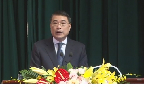 Thống đốc NHNN Lê Minh Hưng phát biểu tại Đại hội Công đoàn NHVN