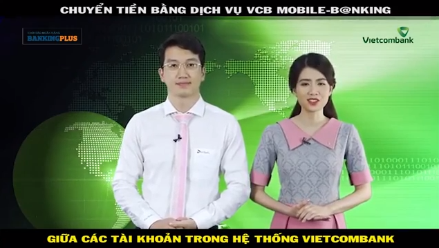 Chuyển tiền bằng dịch vụ VCB Mobile B@nking giữa các tài khoản trong hệ thống Vietcombank